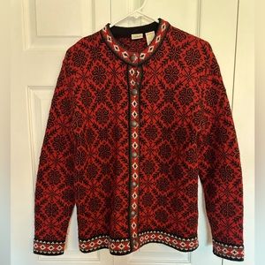 LL Bean Vintage Merino Wool Cardigan